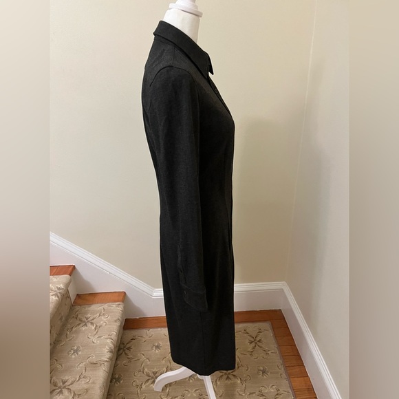 Size 2 Lauren by Ralph Lauren Graphite Gray Shirtdress New with Original Tags - Picture 4 of 6